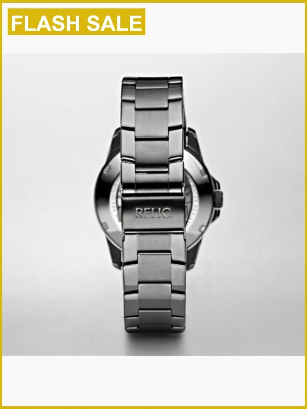 Men's Automatic Skeleton Watch Stainless Steel Water Resistant 42mm